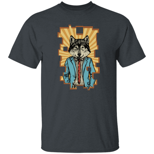 Wolf Hipster Animal Retro Wolf Herd Vintage Cool Unisex T-Shirt