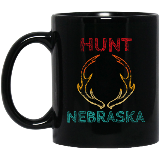 Deer Hunting Gear For Hunting Hunt Nebraska Black Mug