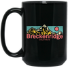 Retro Breckenridge Colorado Outdoors Adventure Mountain