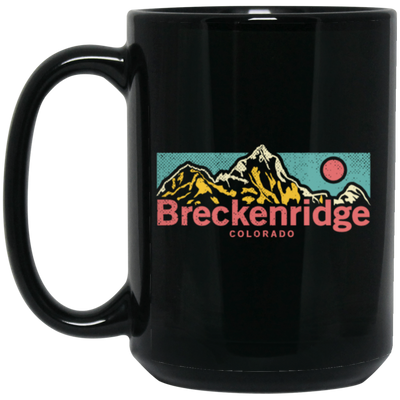 Retro Breckenridge Colorado Outdoors Adventure Mountain