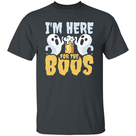 Funny Halloween, I'm Here For The Boos Beer Me Unisex T-Shirt