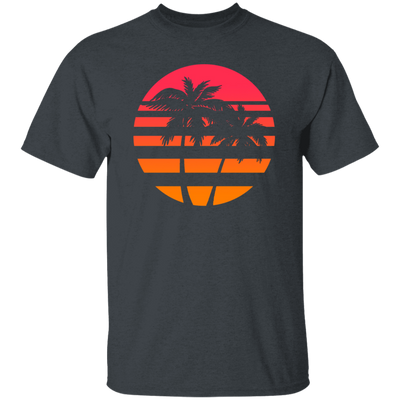 Summer Island Surfer Sea Beach Sun Gift, Palm Trees And Sunset