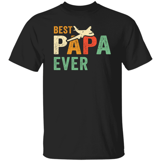 Papa Pilot, Vintage Style, Cool Pilot Gift Unisex T-Shirt