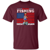 Make Fishing Great Again, American Flag, American Fisher Unisex T-Shirt