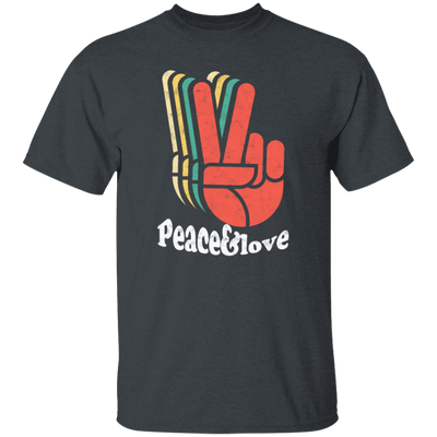 Retro Peace Love 60's 70's Hippie, Vintage Inspired Unisex T-Shirt