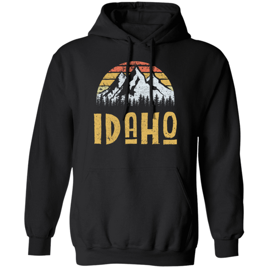 Vintage Retro Idaho Us Mountain State, Vintage Idaho Mountain