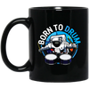 Born To Drum Astronaut Gift, Drummer Love