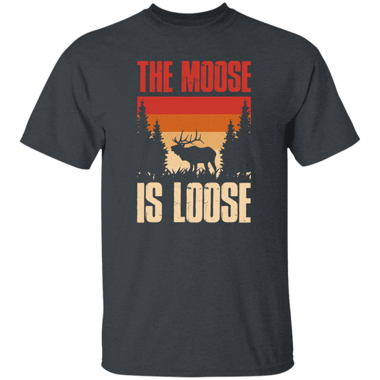 Forest Love Gift, The Moose Is Loose, Retro Moose Gift