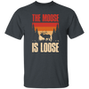 Forest Love Gift, The Moose Is Loose, Retro Moose Gift