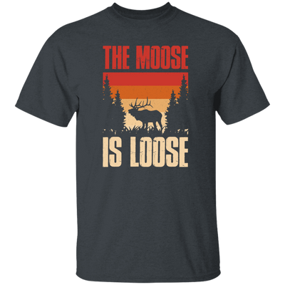 Forest Love Gift, The Moose Is Loose, Retro Moose Gift