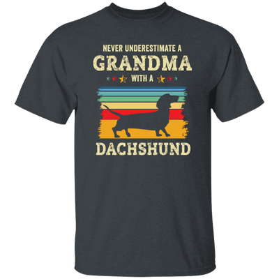 Retro Never Underestimate Grandma With A Dachshund Gift