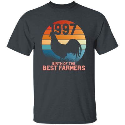 Retro Farmer Gift 1997 Birthday Present Farm Agriculture Unisex T-Shirt