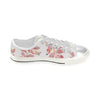 Autumn Leaves Shoes, Pink Leaves Women's Classic Canvas Shoes