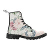 Sweet Flower Boots, Watercolor Art Martin Boots for Women