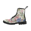 Spring Flowers Boots, Watercolor Art Martin Boots for Women