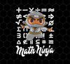 Funny Math Ninja, Love Math, Ninja Love Math, Best Math Lover, Ninja Gift, Png Printable, Digital File