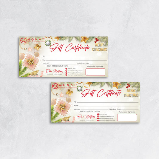 Watercolor Monat Business Card, Personalized Monat Business Cards MN190