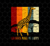 Giraffes Lover, Giraffes Make Me Happy, Animals Moutain Wild Farm, Png Printable, Digital File