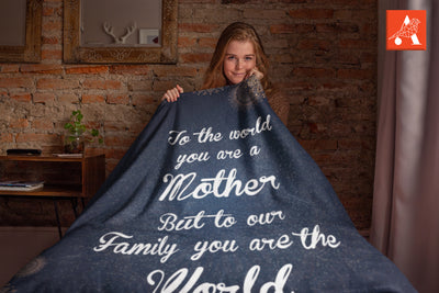 Best Mom Gift, Love Grandma Blankets Gift, Mother Gift Blanket, Gift For Mom BL17