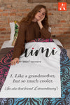 Love Grandma Blankets Gift, Mimi Gift Blanket, Gift For Mimi BL10