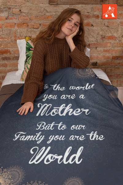 Best Mom Gift, Love Grandma Blankets Gift, Mother Gift Blanket, Gift For Mom BL17