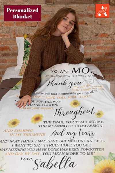 Personalized Blanket, Gift For Mom, Mother Day Blanket Gift - Gift For Mother Day BL25