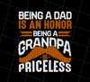 Grandpa And Daddy, Grandpa Princeless Png, Being A Grandpa, Png Printable, Digital File