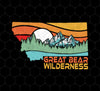 Great Bear, Montana Outdoors, Retro Mountains, Great Bear Wilderness, Png Printable, Digital File