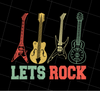 Guitar Rock Music, Rock And Roll Music ,Vintage Instrument, Png Printable, Digital File