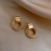 Small Circle Pendant Earrings 2023 New Jewelry Fashion Wedding Party Earrings