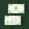 Green Watercolor Herbalife Business Card, Personalized Herbalife Business Cards HE02