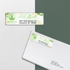White Natural Herbalife Address Label Card, Personalized Herbalife Custom Cards HE02
