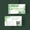 Green Marble Style Herbalife Business Card, Personalized Herbalife Business Cards HE06