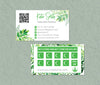 Natural Herbalife Loyalty Card, Personalized Herbalife Custom QR Cards HE07