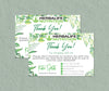 Natural Herbalife Thank You Card, Personalized Herbalife Business Card HE07