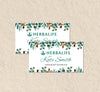 Luxury Herbalife Facebook Cover, Green Leaves Personalized Herbalife Business Card HE08