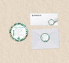 Luxury Herbalife Stickers, Green Leaves Personalized Herbalife Custom QR Cards HE08