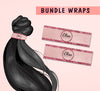Pink Glitter Hair Bundle Wrap Editable On Canva, Canva Template, Digital Download HB03