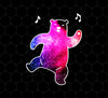 Happy Bear, Galaxy Bear, Love Galaxy Style, Love Bear, Funny Blink Bear, Png Printable, Digital File