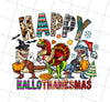 Happy Hallo-Thanks-Mas, Halloween Thanks Giving Christmas, Big Party, Png Printable, Digital File