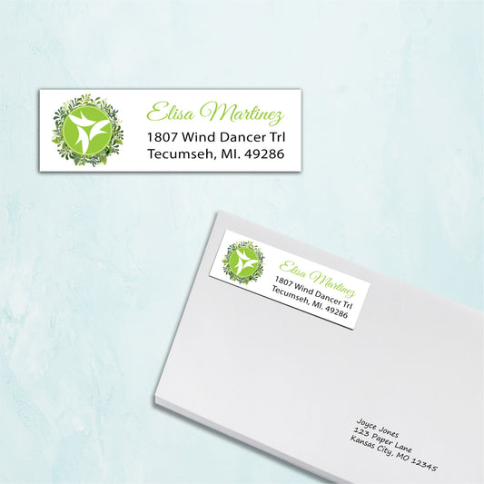 White It Works Address Label Card, Personalized It Works Business Cards IW09