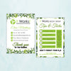 White It Works Tips And Trick Card, Personalized It Works Business Cards IW09