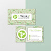 Green It Works Business Card, Personalized It Works Business Cards IW14