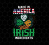 Irish Made In US, America With Irish, Irish Ingredients, Best Irish Ever, Png Printable, Digital File