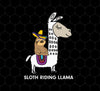 Llama And Sloth, Alpacas Lover, Funny Llama, Best Llama, Best Sloth, Png Printable, Digital File