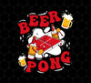 Love Beer Gift, Beer Pong Lover, Beer Pong Or Ping Pong, Gift For Drunk, Png Printable, Digital File