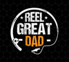 Love Dad Gift, Reel Great Dad, Retro Dad Lover, Retro Reel Dad Gift, Png Printable, Digital File