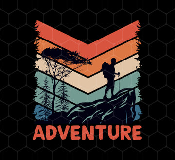 Love To Hiking Png, Vintage Hiking Png, Hike To Mountain Png, Retro Hike, Png Printable, Digital File