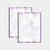 Purple Bronze Luxury Monat Order Form Card, Personalized Monat Business Cards MN144