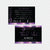 Purple Bronze Luxury Monat Thanks Care Card, Personalized Monat Business Cards MN144
